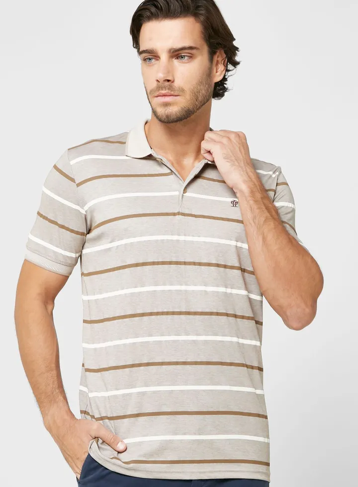 Striped Polo Shirt
