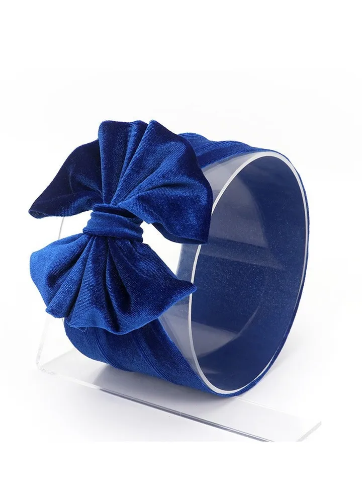 Bow Tie Children's Headband Treasure Blue