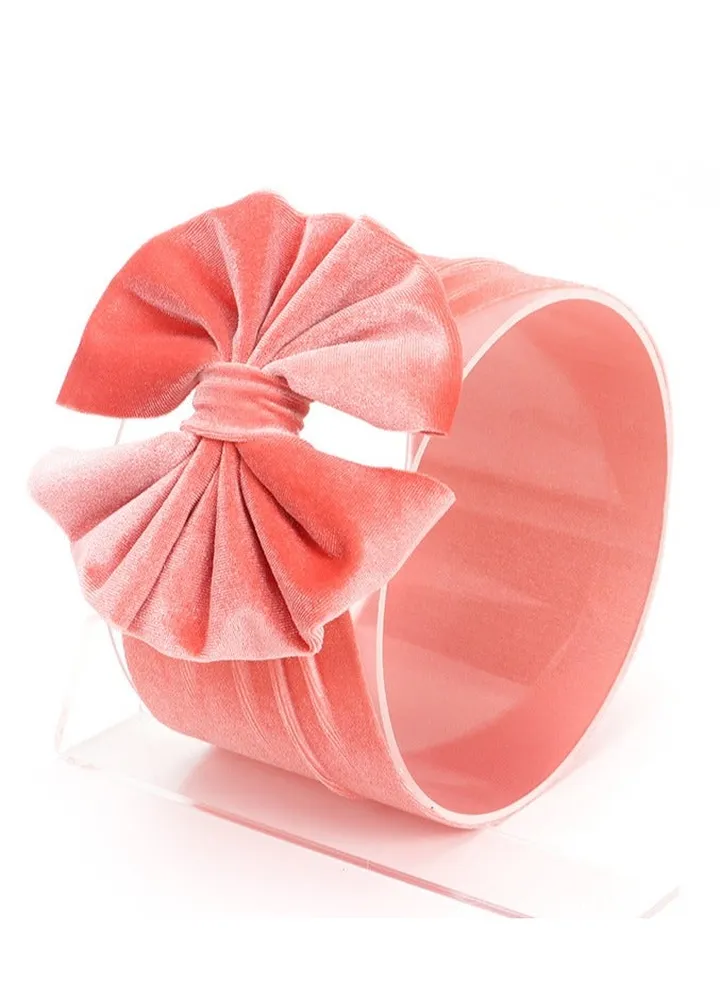 Bow Tie Children's Headband Watermelon Red