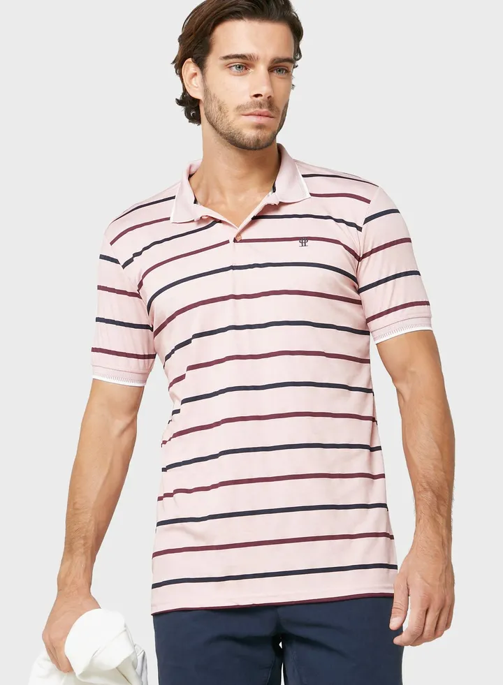 Striped Polo Shirt