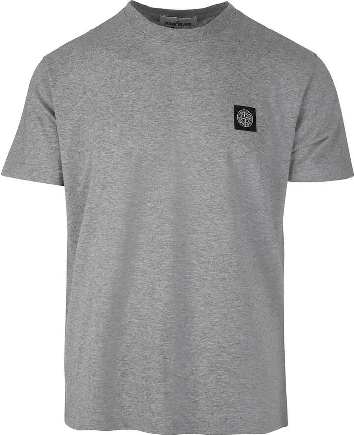 Stone Island Logo Patch Crewneck T-Shirt