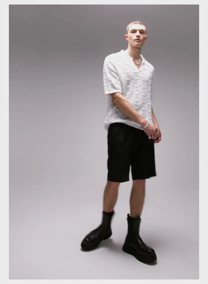Casual V Neck Polo