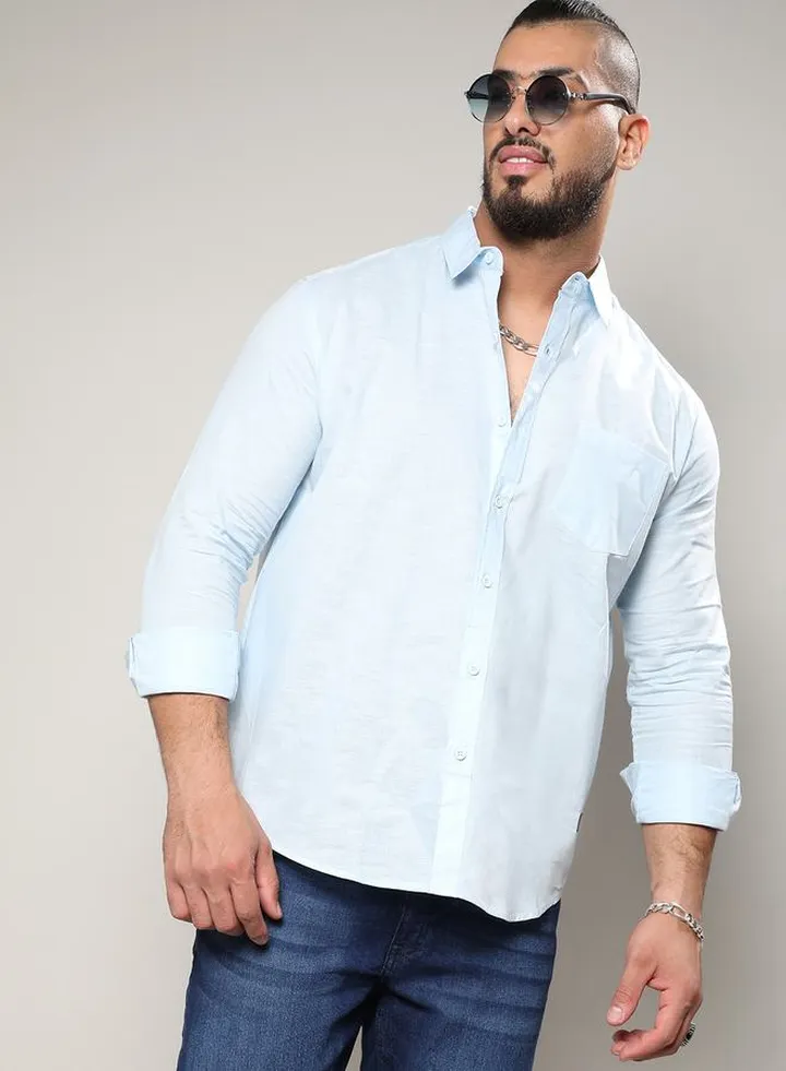 Plus Classic Cotton Regular Fit Shirt
