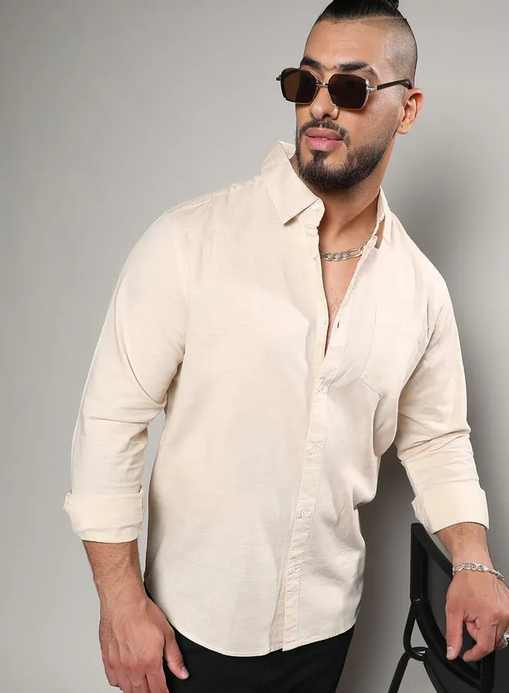 Plus Classic Cotton Regular Fit Shirt