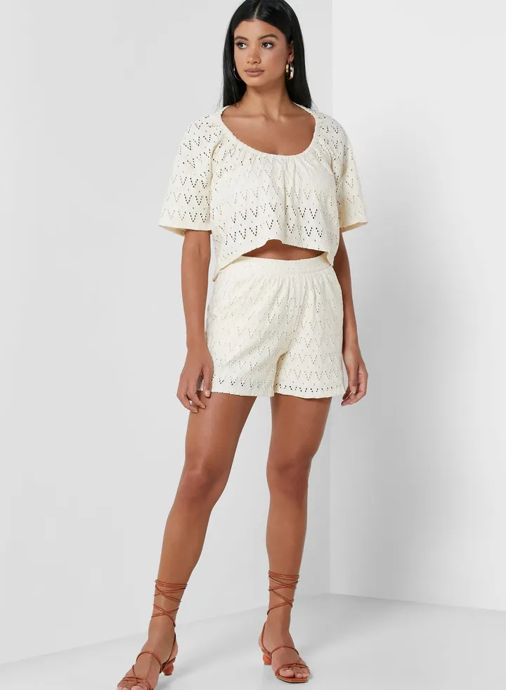 Broidered Shorts