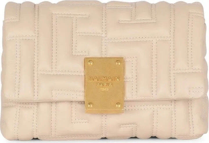 1945 Soft Mini Bag In Beige Quilted Leather