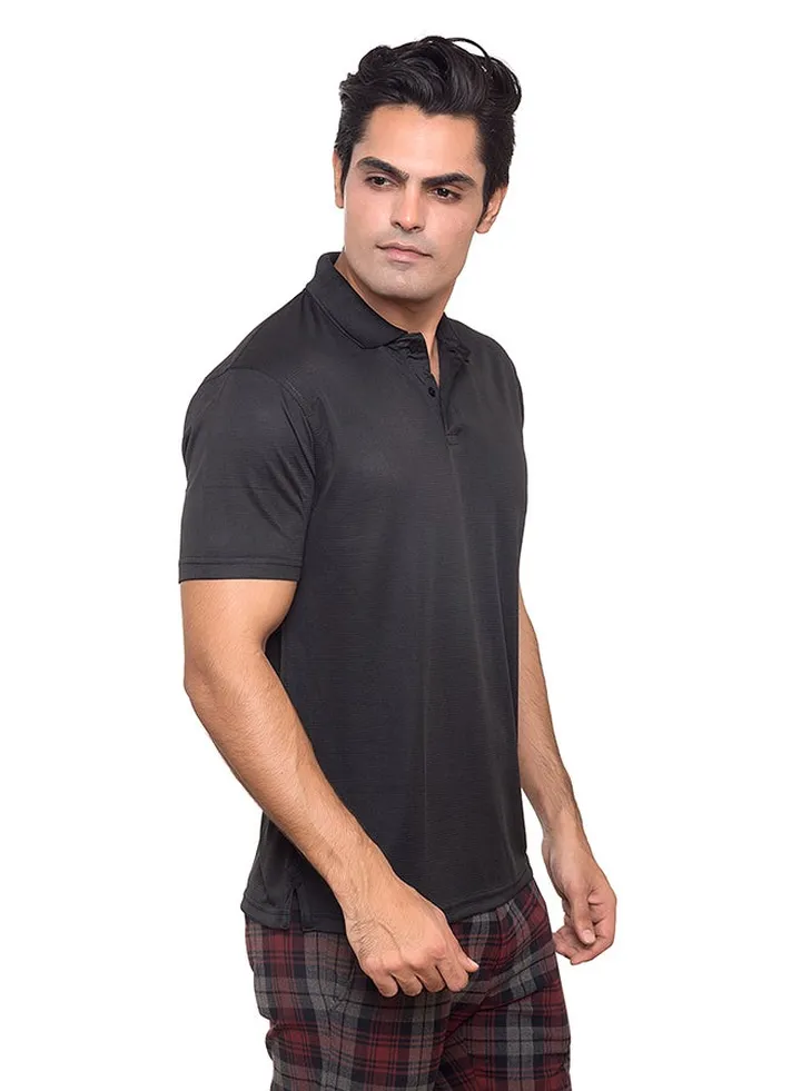All Day Fresh Polo T-shirt Black