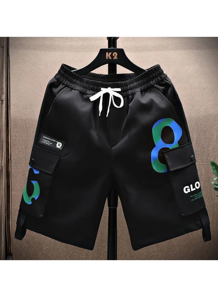 Men's New Summer Outer Wear Loose Shorts Casual Sports Five Points Pants