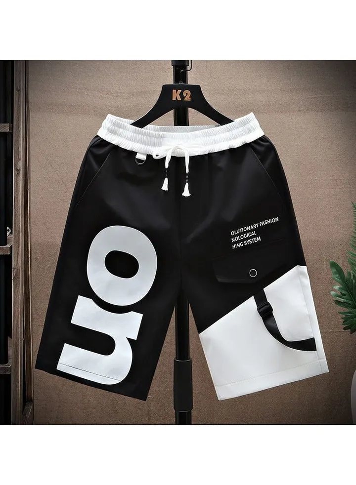 Men's New Summer Outer Wear Loose Shorts Casual Sports Five Points Pants