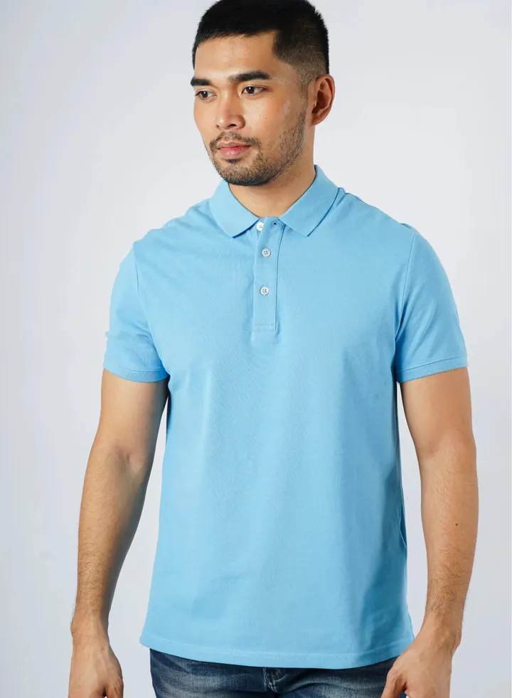Men’s Summer Polo T-Shirt - Blue