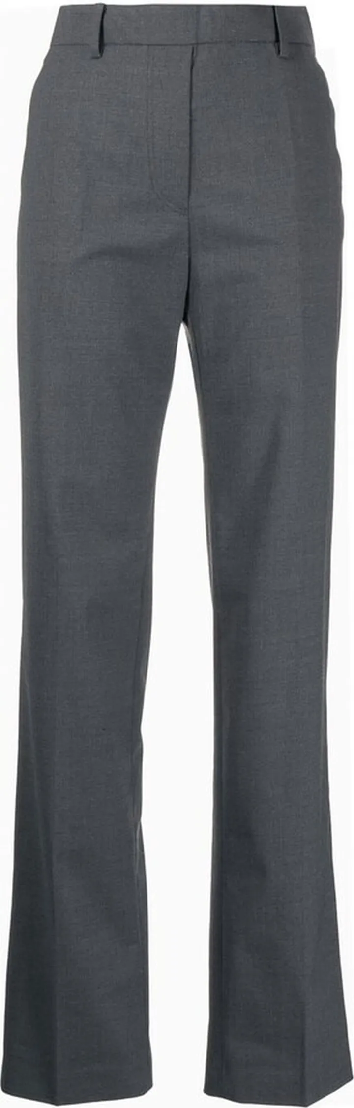 Straight-Leg Cut Trousers