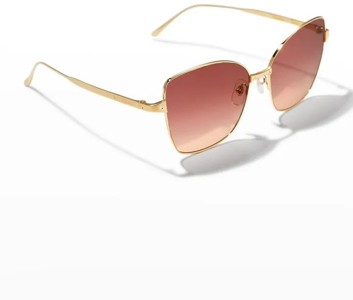 Metal Cat-Eye Sunglasses