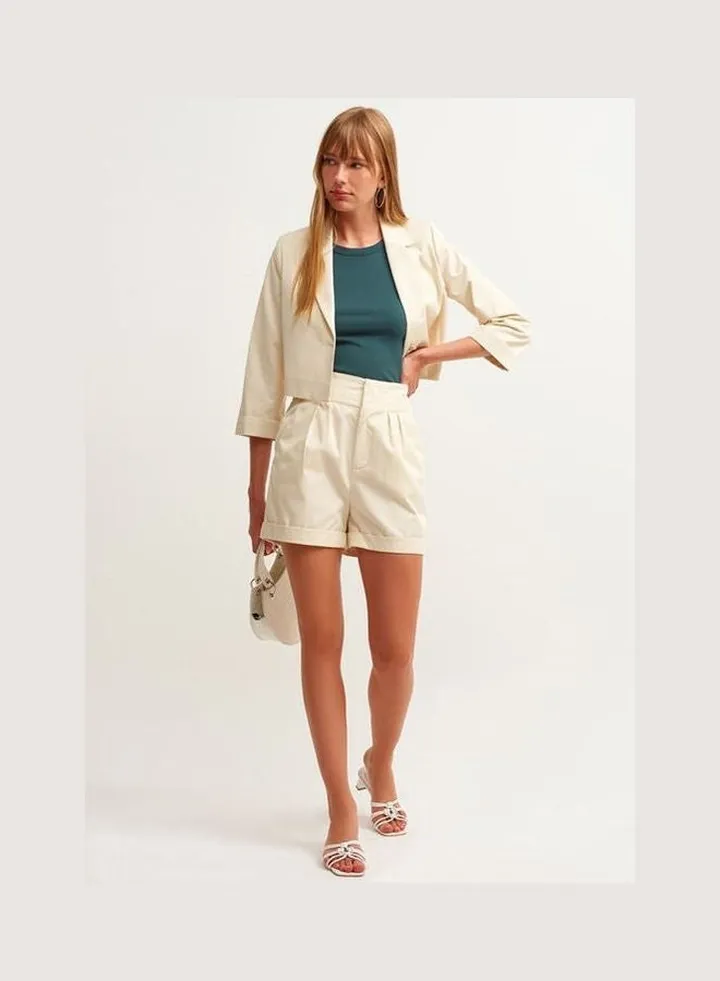 High Rise Mini Shorts Delos
