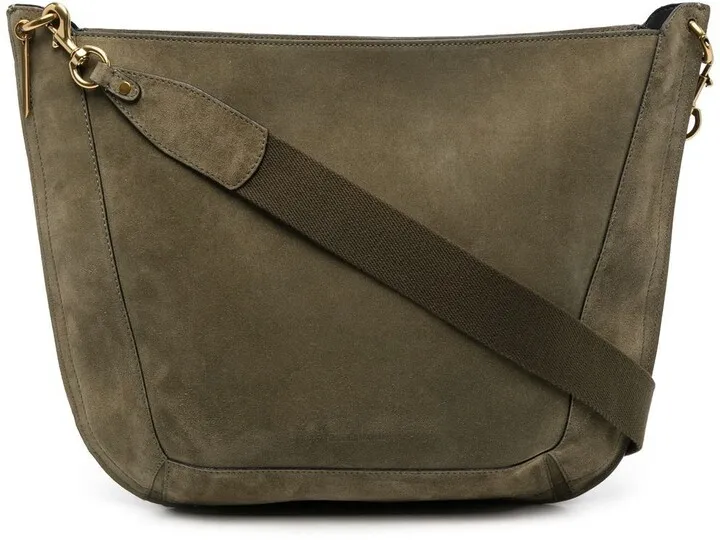 Suede Saddle Bag