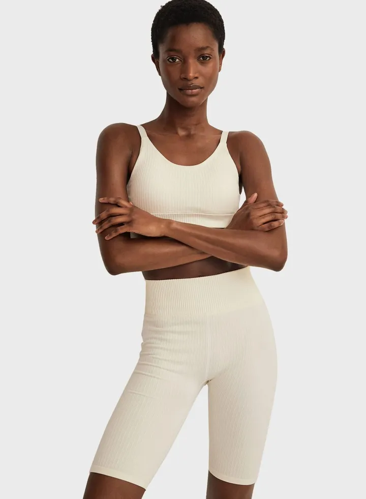 Ribbed Cycling Shorts