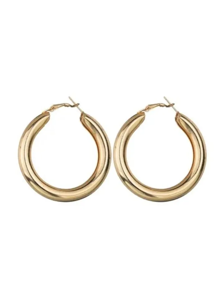 Alloy Elegant Round Shaped Earrings