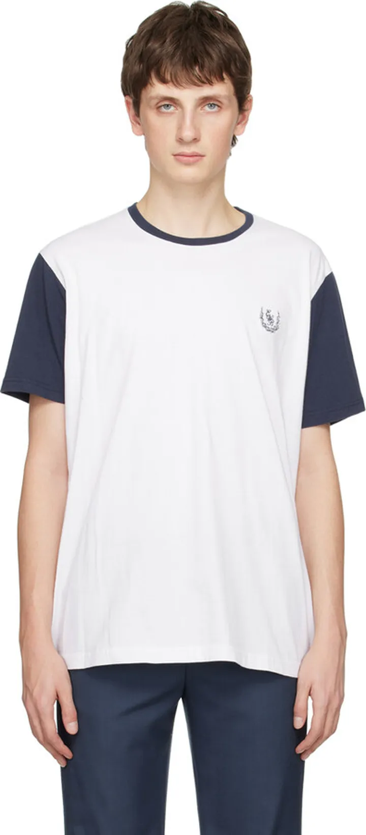 Ernest W. Baker SSENSE Exclusive White Embroidered T-Shirt