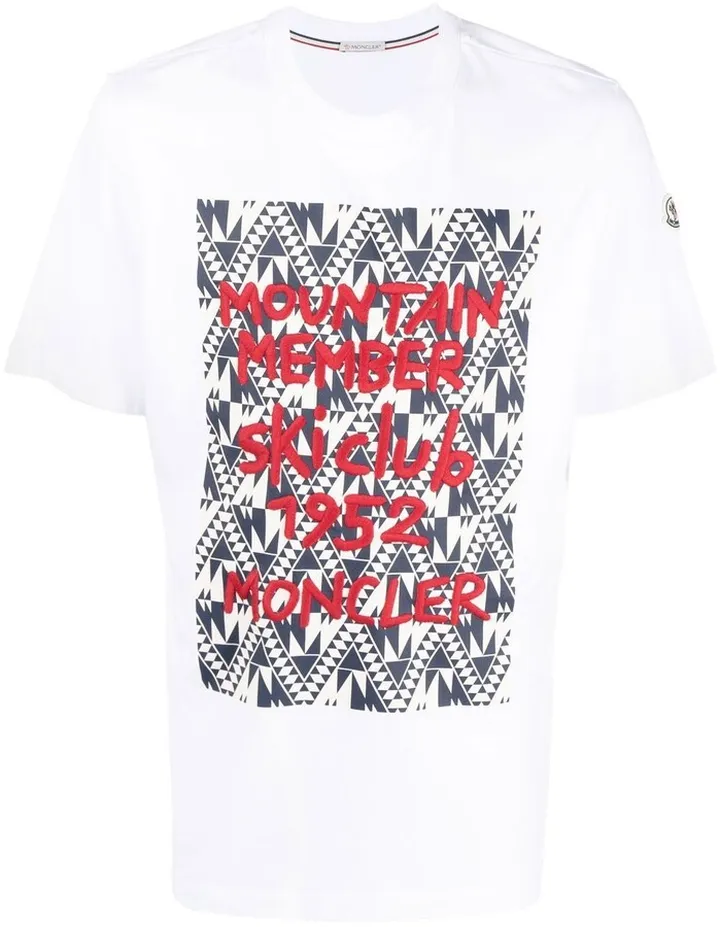 embroidered logo cotton T-shirt