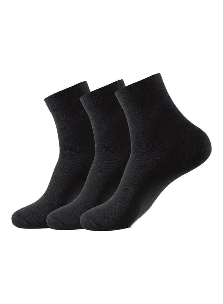 Pack Of 3 Solid Socks