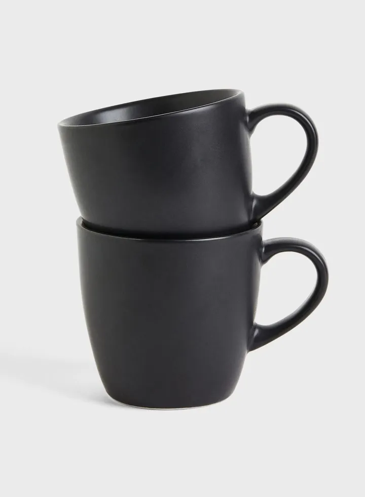 2-Pack Porcelain Mugs