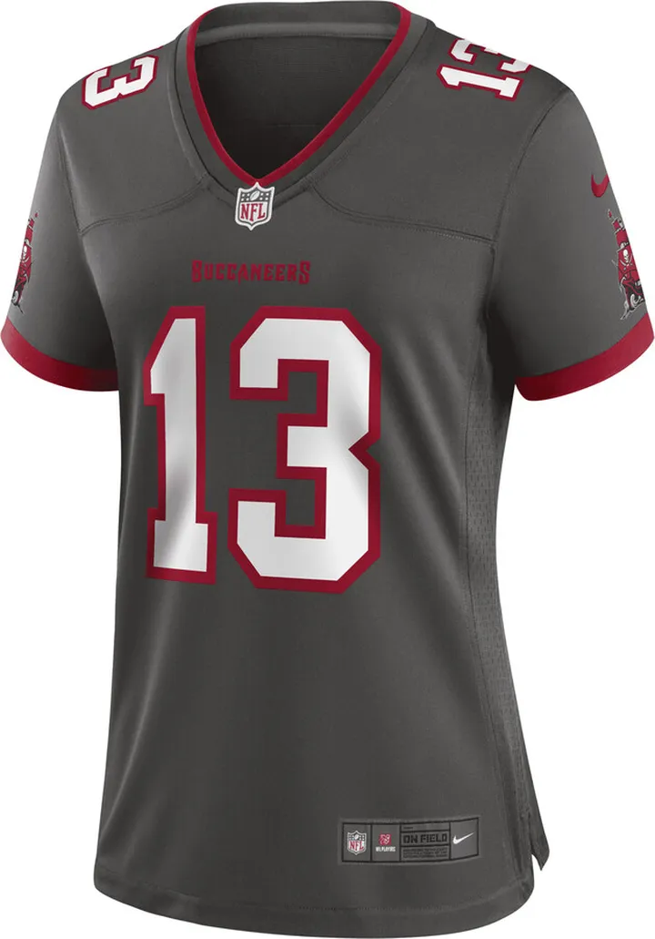 Nike Women's NFL Tampa Bay Buccaneers (Mike Evans) Game Football Jersey in Grey
