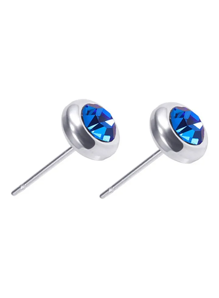 Rhinestone Studded Earrings