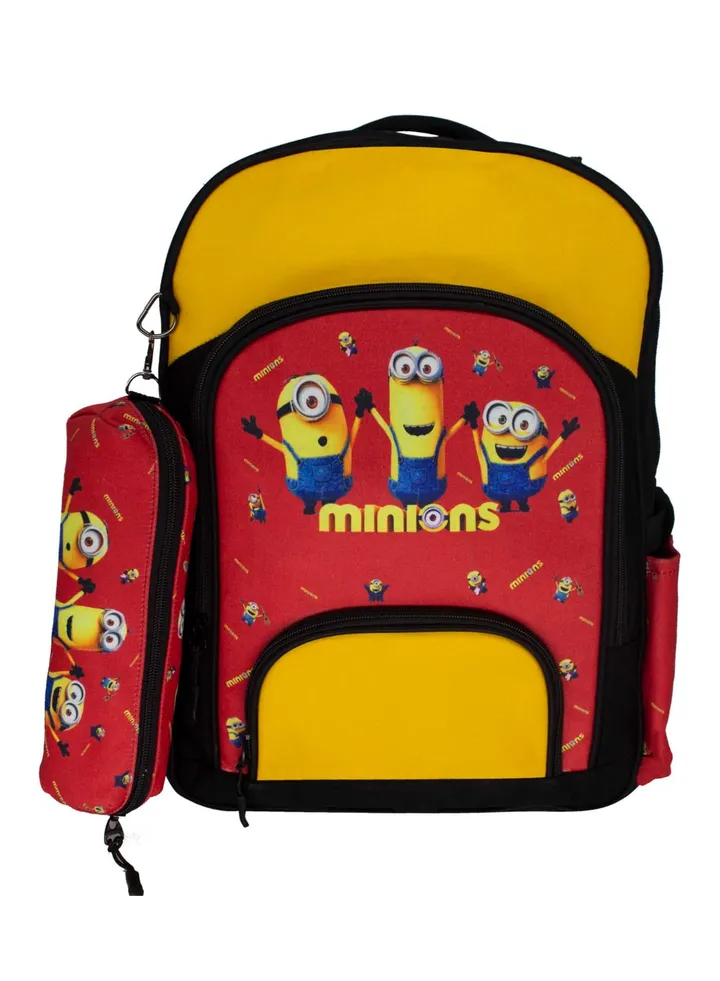 School backpack model 11 minions