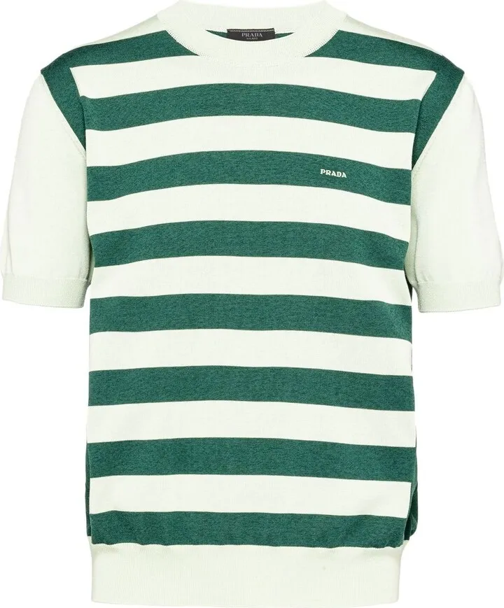 striped crew-neck T-shirt