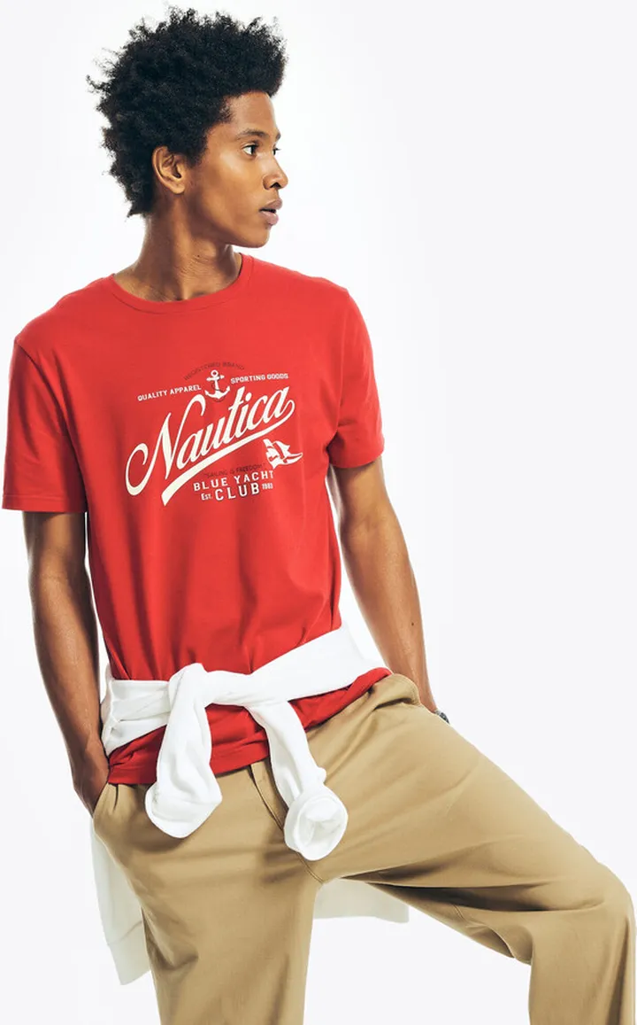 Sustainably Crafted Yacht Club Graphic T-Shirt