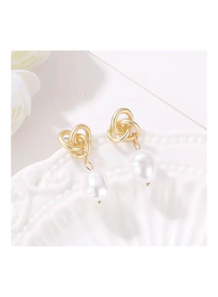 Knotted Drop Women Wild Earrings