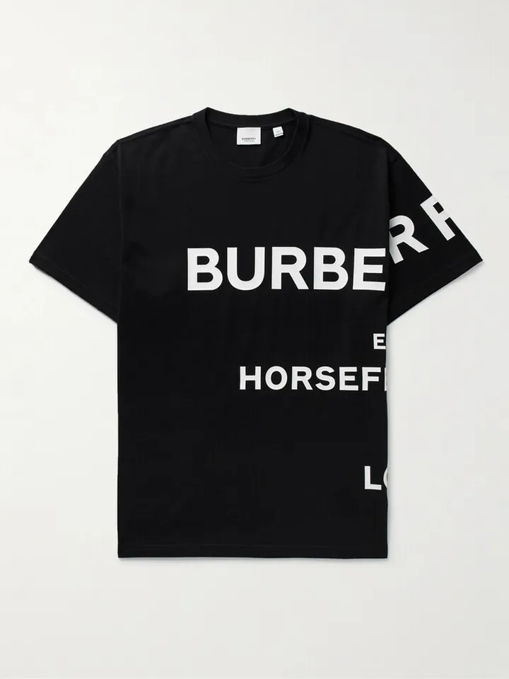 Oversized Logo-Print Cotton-Jersey T-Shirt