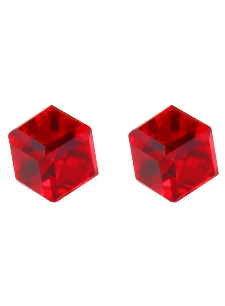 Magnetic Crystal Clip On Earrings