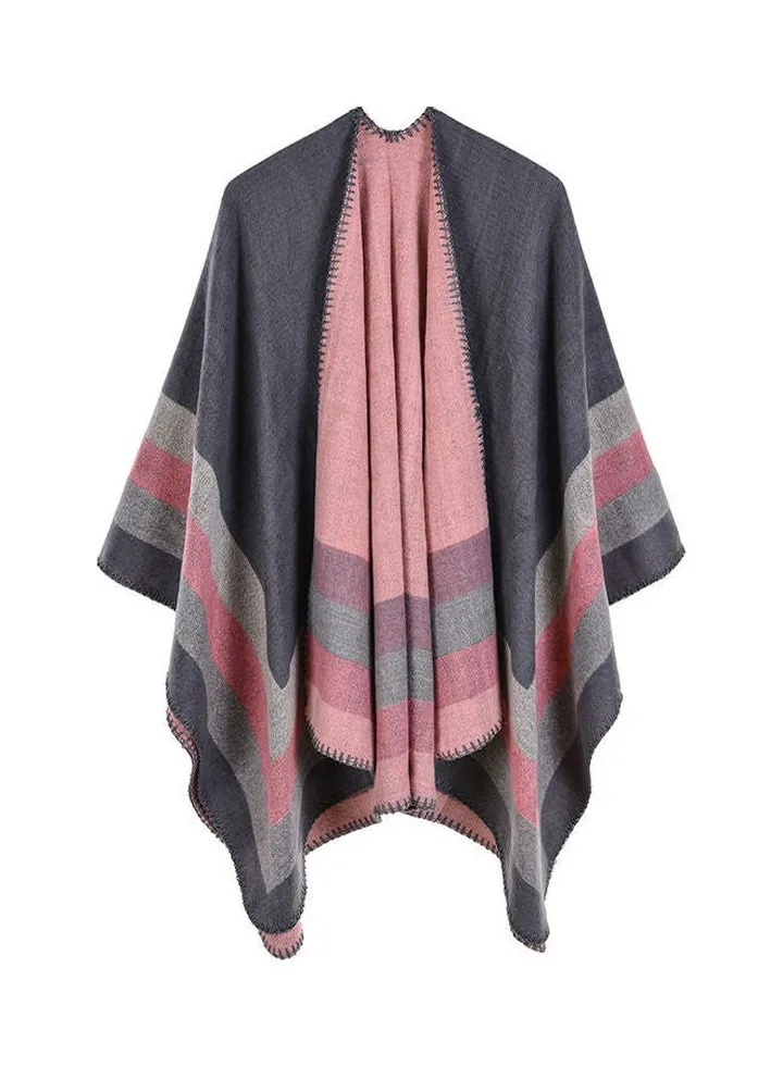 Fashion Women Faux Cashmere Winter Sweater Shawl Multicolour