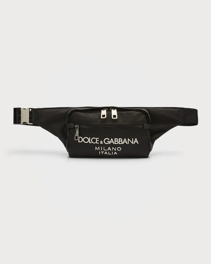 Men's Nylon Logo Belt Bag