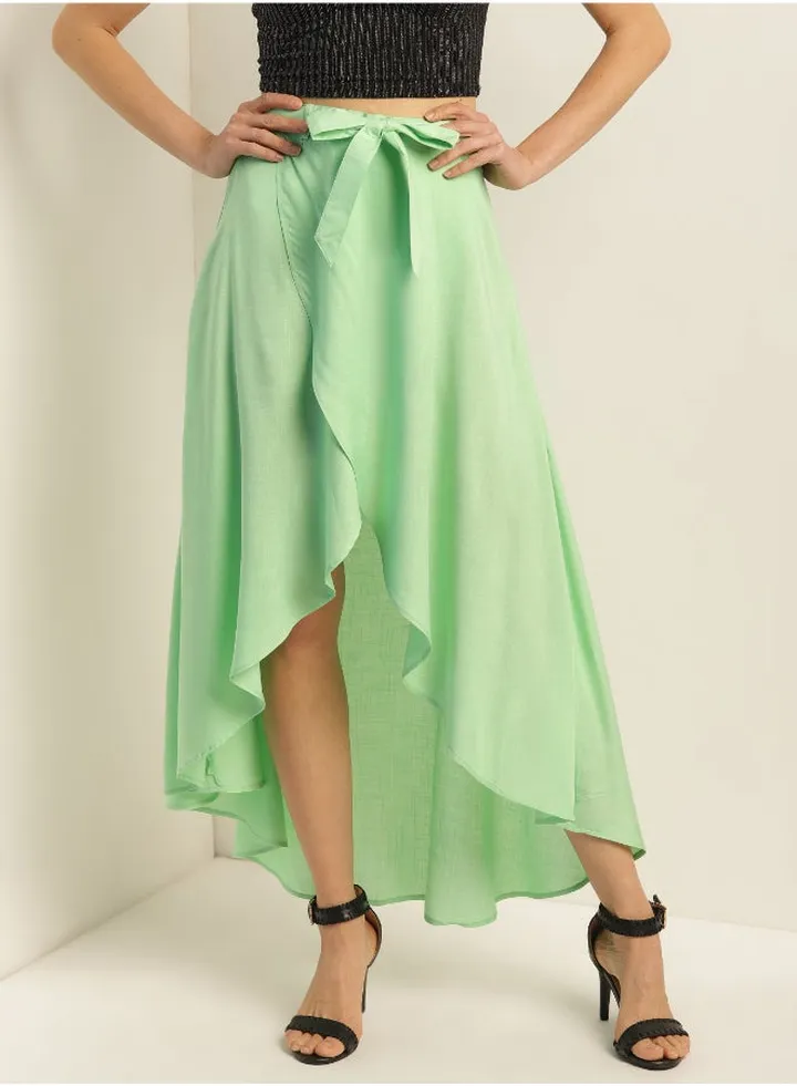 Fashion Bottom Skirts Sea Green