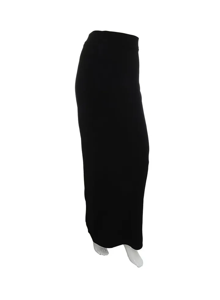 Stretchable Skinny Skirt Black