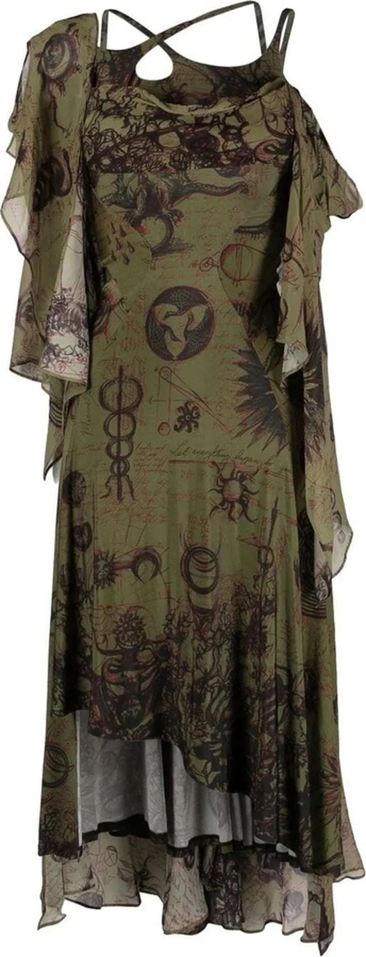 Geotic Tegenaria Tattoo Dress
