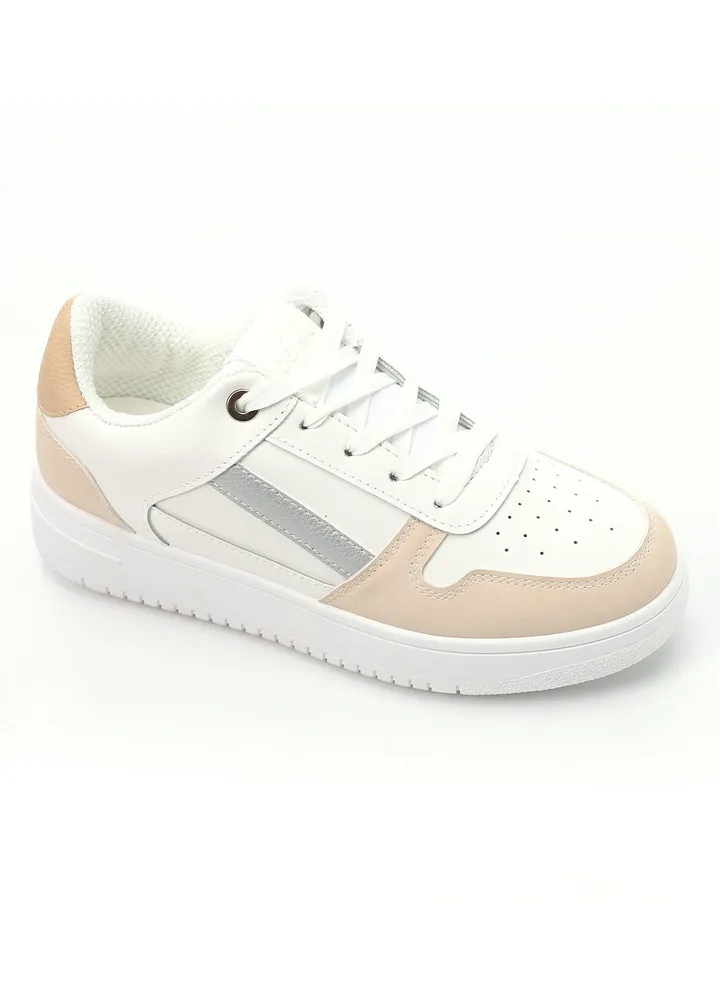 Lace Up Leather Casual Sneakers