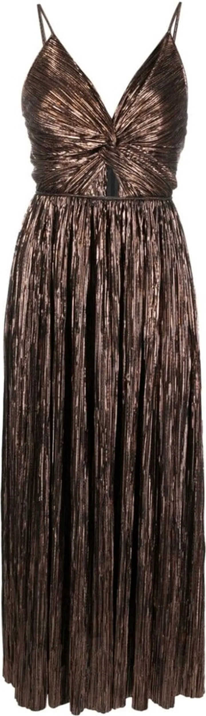 Pleated Midi Dress