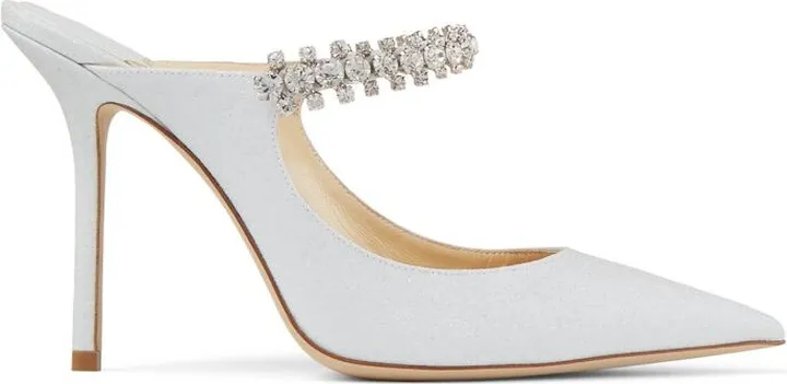 Jimmy Choo Bing 100 Glitter Mules