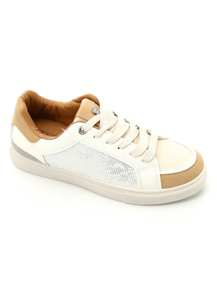 Reptile Pattern Lace Up Sneakers