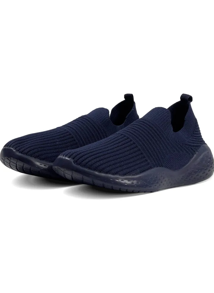 Women's Sports Shoes - comfort outsole washable - NAVY