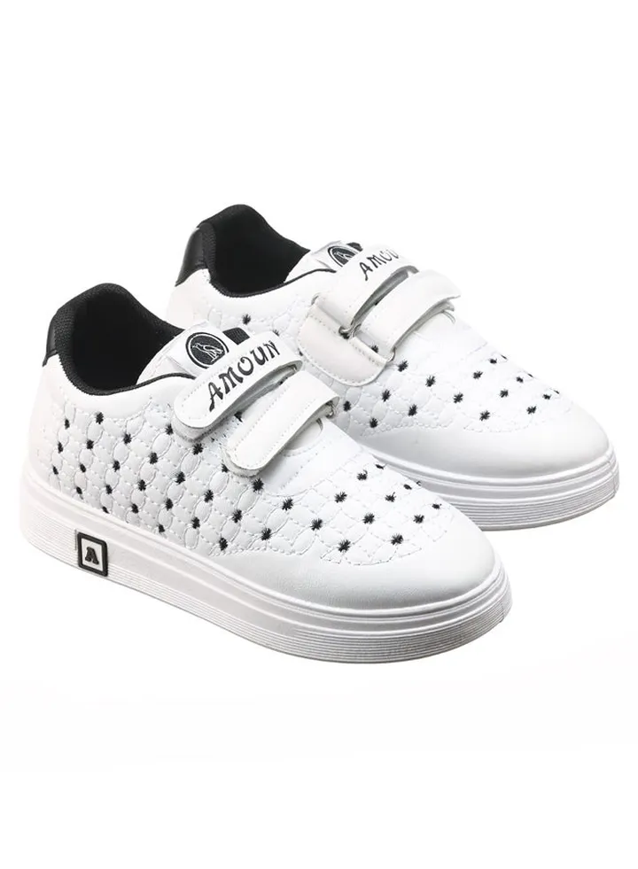 Black Spotty Sneakers Children