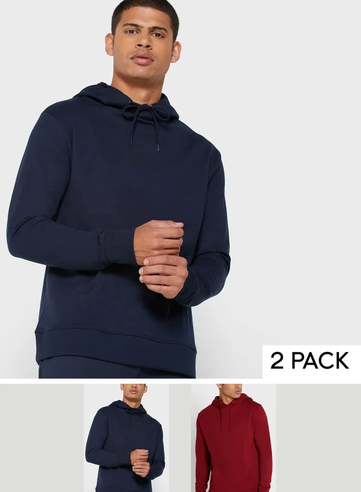 2 Pack Essential Hoodies