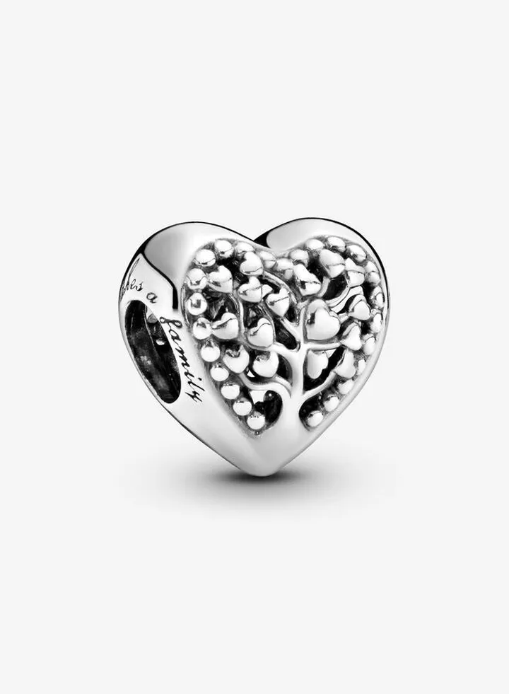 Pandora Jewelry Flourishing Hearts Sterling Silver Charm