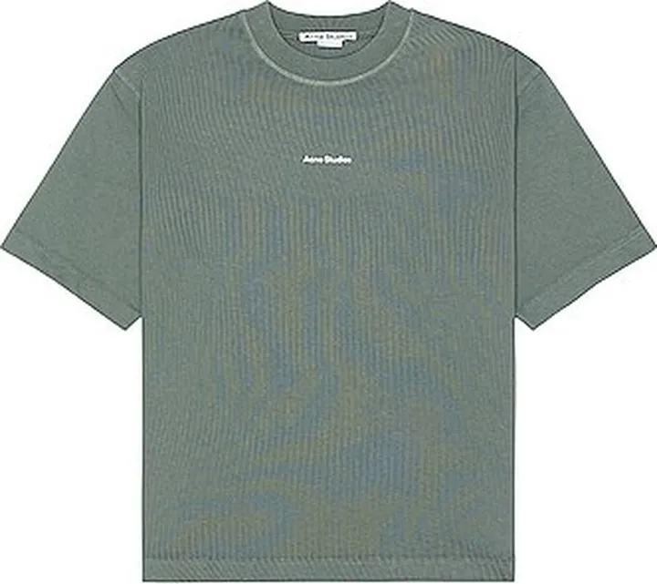 Acne Studios Extorr Stamp T-shirt in Sage