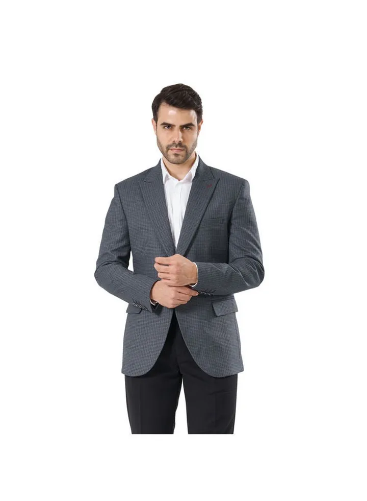 Gray classic men's blazer