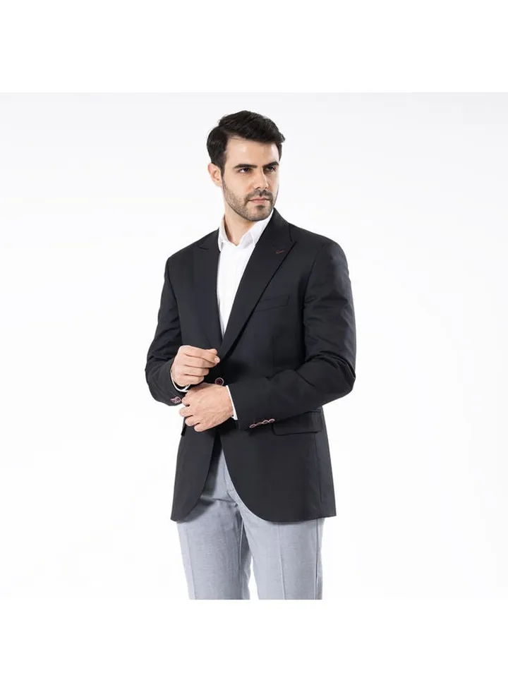 Black classic men's blazer