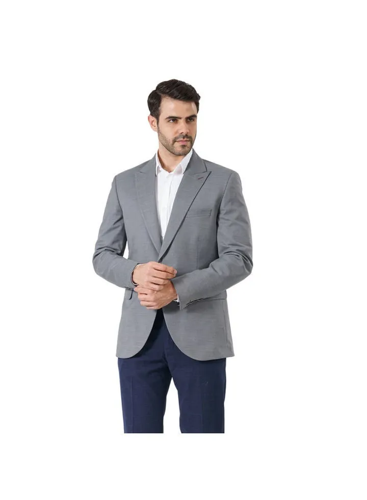 Gray classic men's blazer