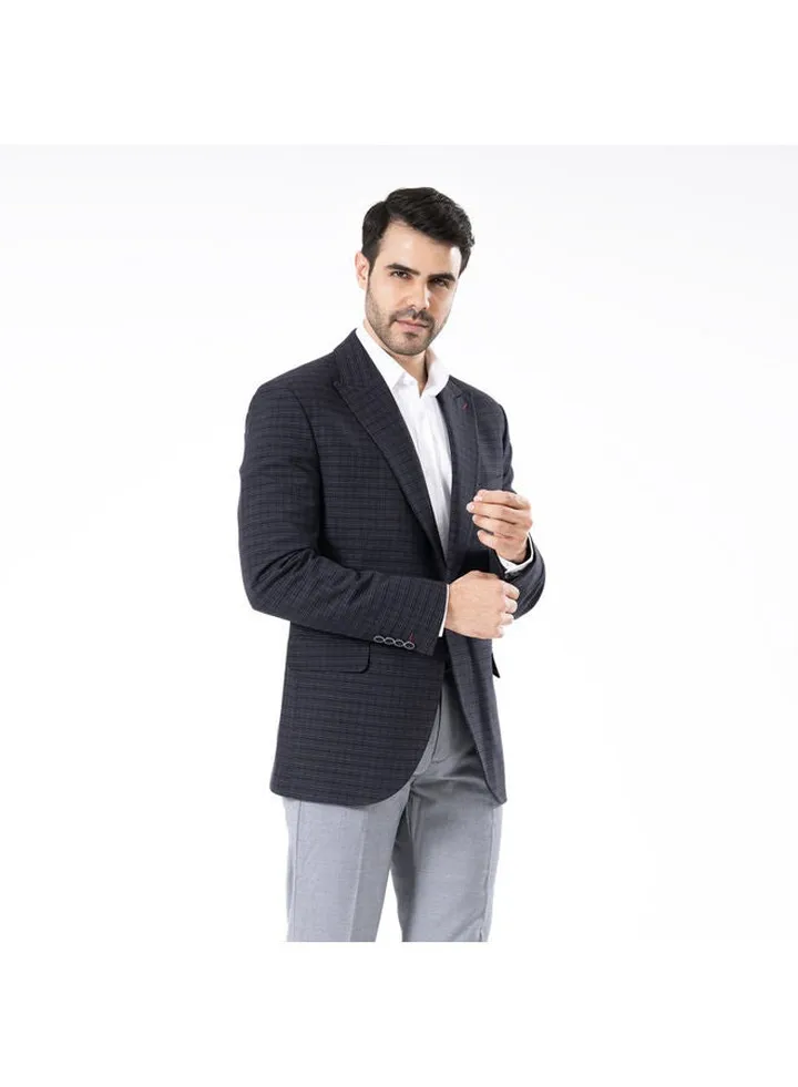 Men's classic dark indigo blazer